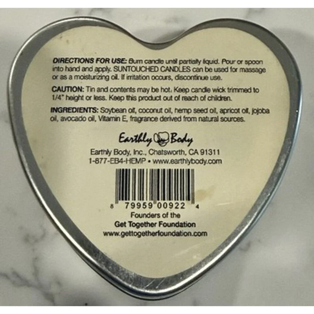 Hemp Seed 3-in-1 Massage Candle Naked In The Woods Natural Body Care 4 oz NEW
